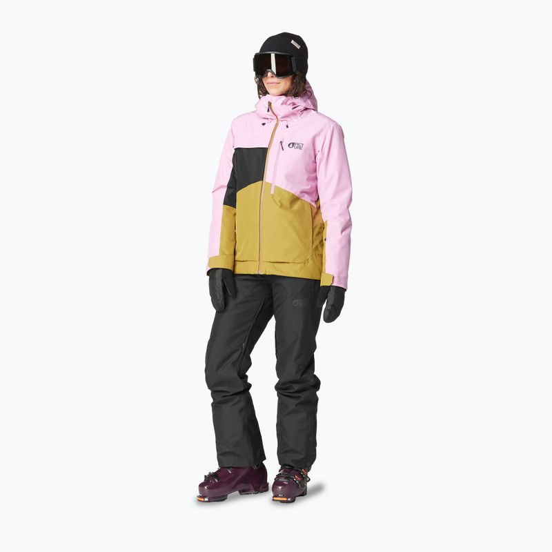 Women's Picture Seen orchid / green moss / black ski jacket 2