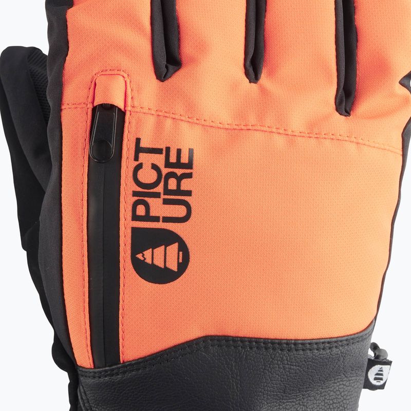 Men's ski gloves Picture Madson Gloves 10/10 neon flare 4