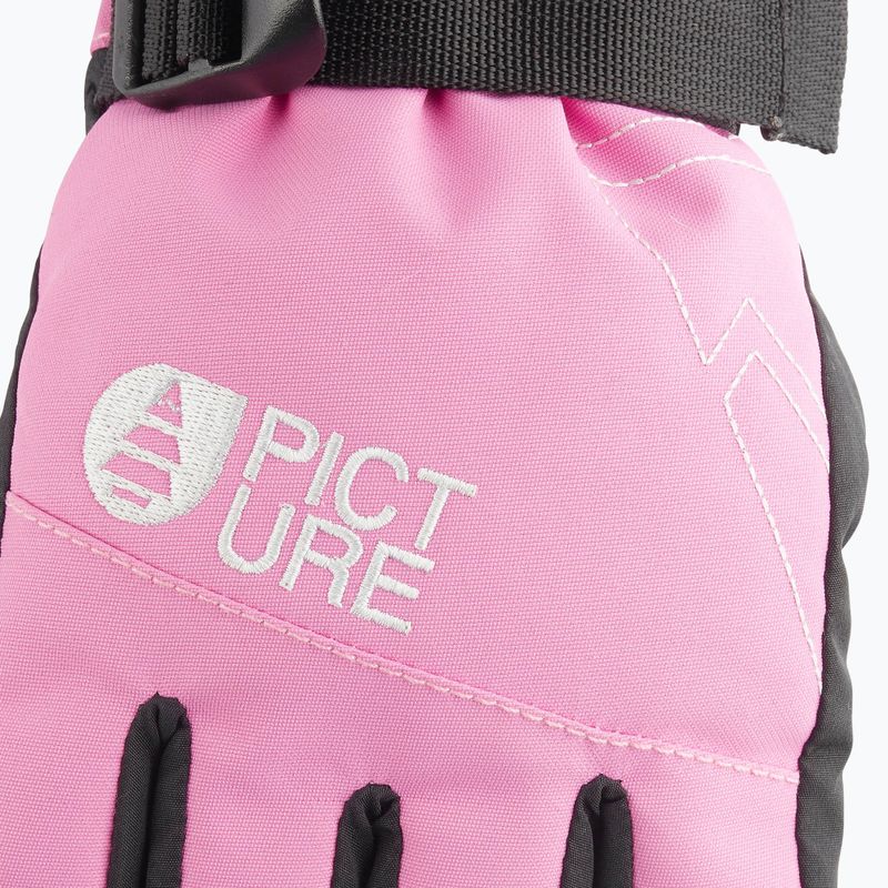 Children's ski gloves Picture Graby Gloves 10/10 super pink 4