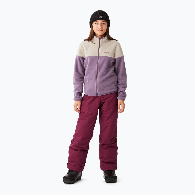 Children's ski trousers Picture Time 10/10 purple potion 2