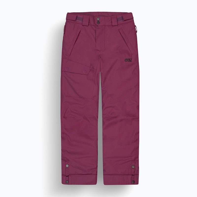 Children's ski trousers Picture Time 10/10 purple potion 6