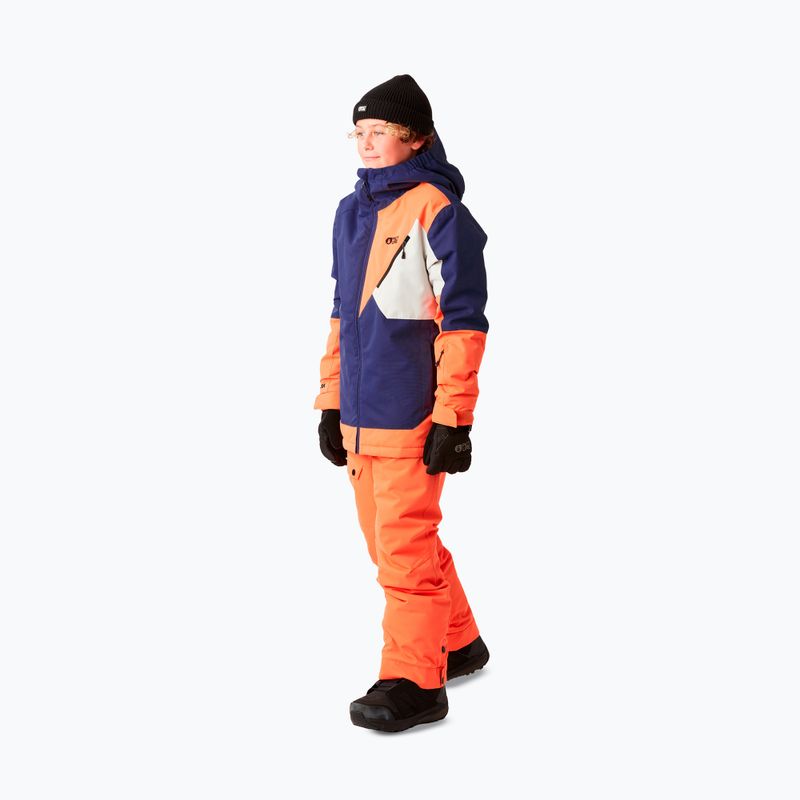 Children's ski jacket Picture Daumy 10/10 neon flare 4