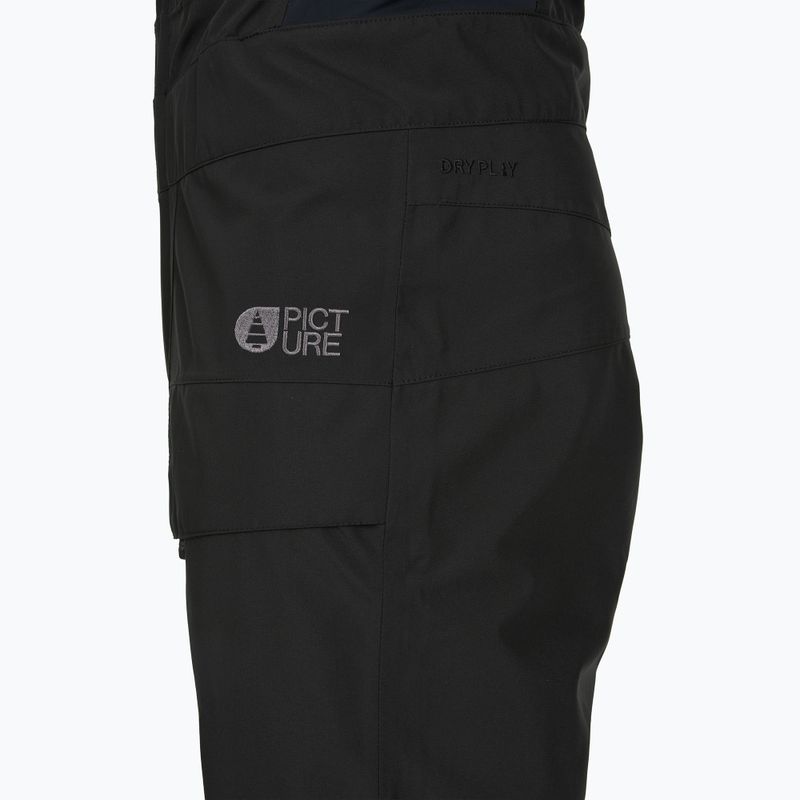 Men's ski trousers Picture Testy BIB 10/10 black 12