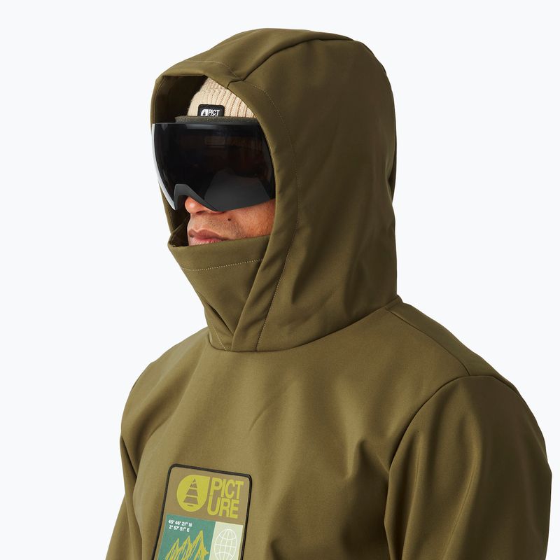 Men's snowboard jacket Picture Parker 5/5 tobacco 5