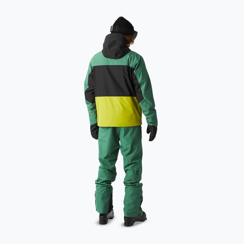 Men's ski jacket Picture Object smoke pine black 3