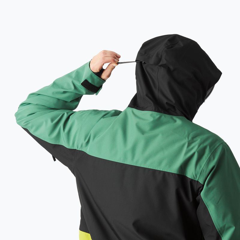 Men's ski jacket Picture Object smoke pine black 6