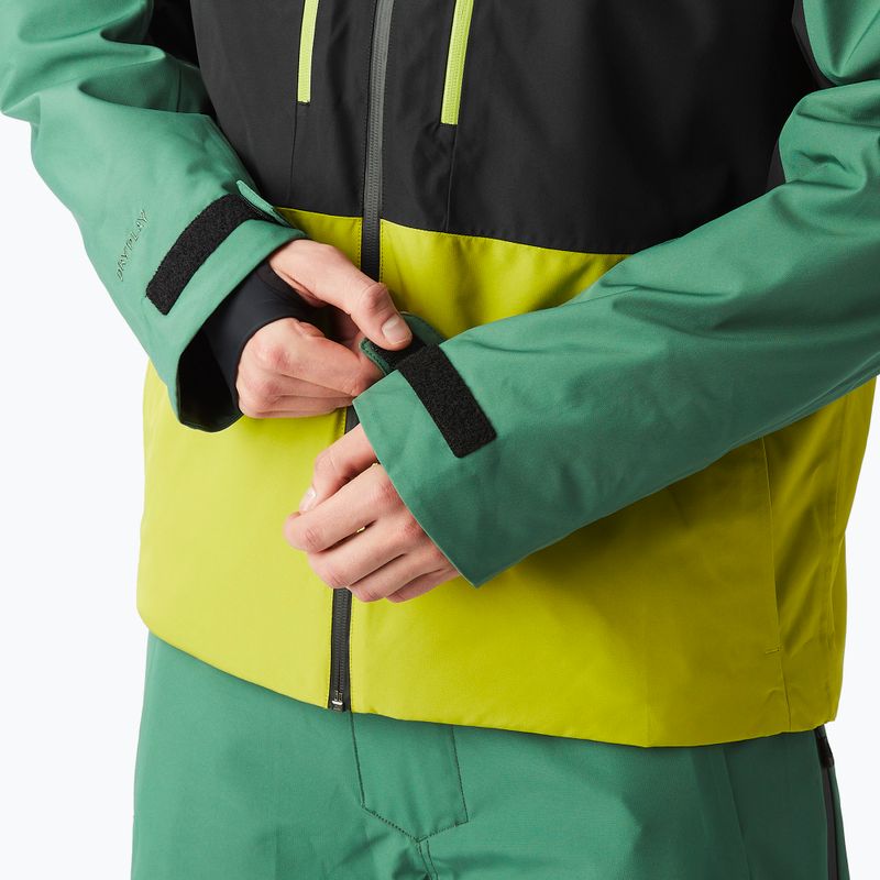 Men's ski jacket Picture Object smoke pine black 8