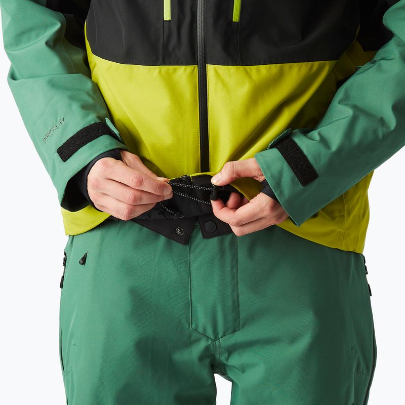 Men's ski jacket Picture Object smoke pine black 10