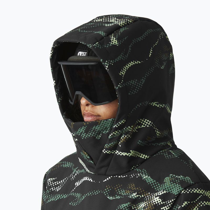 Ski jacket Picture Parker Printed forest shadow print 12