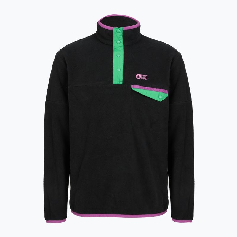 Men's fleece ski sweatshirt Picture Arcca 1/4 Zip black 6