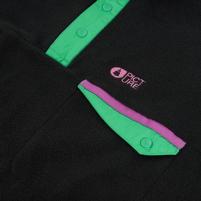 Men's fleece ski sweatshirt Picture Arcca 1/4 Zip black 8