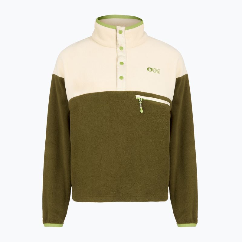 Women's fleece ski sweatshirt Picture Arcca 1/4 Zip tobacco 7