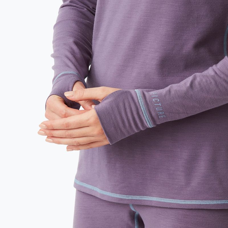 Women's thermal longsleeve Picture Milita grape jam 4