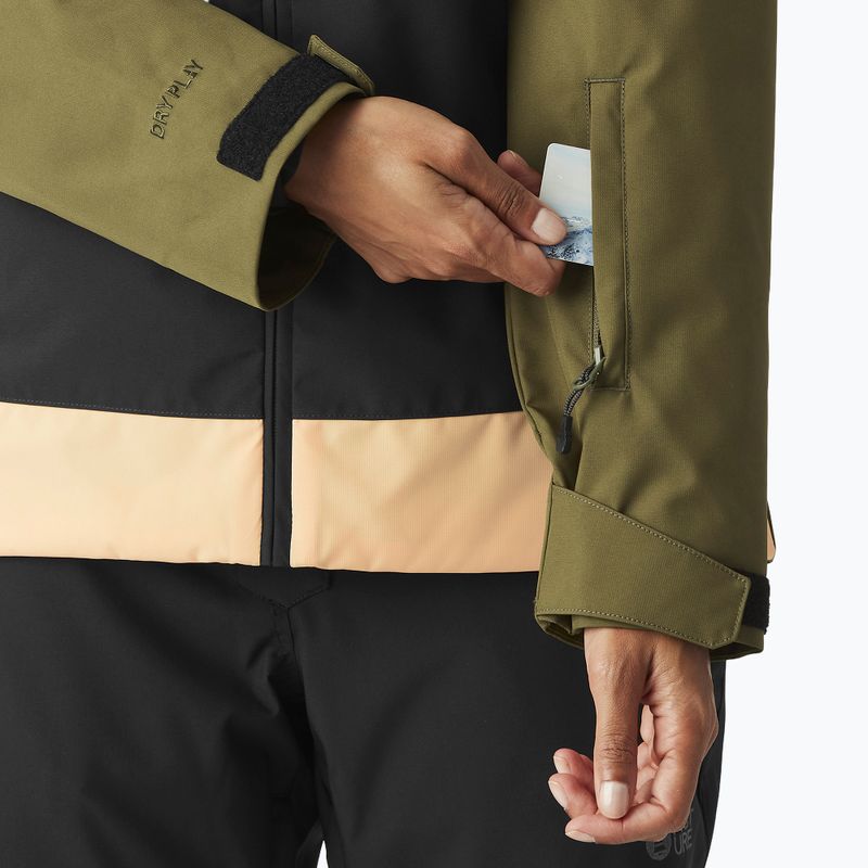 Women's ski jacket Picture Seakrest tobacco black 8