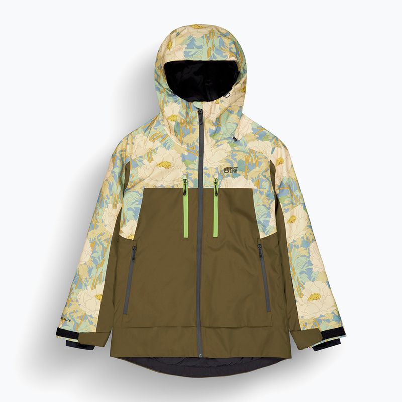 Women's ski jacket Picture Exa timeless flower print