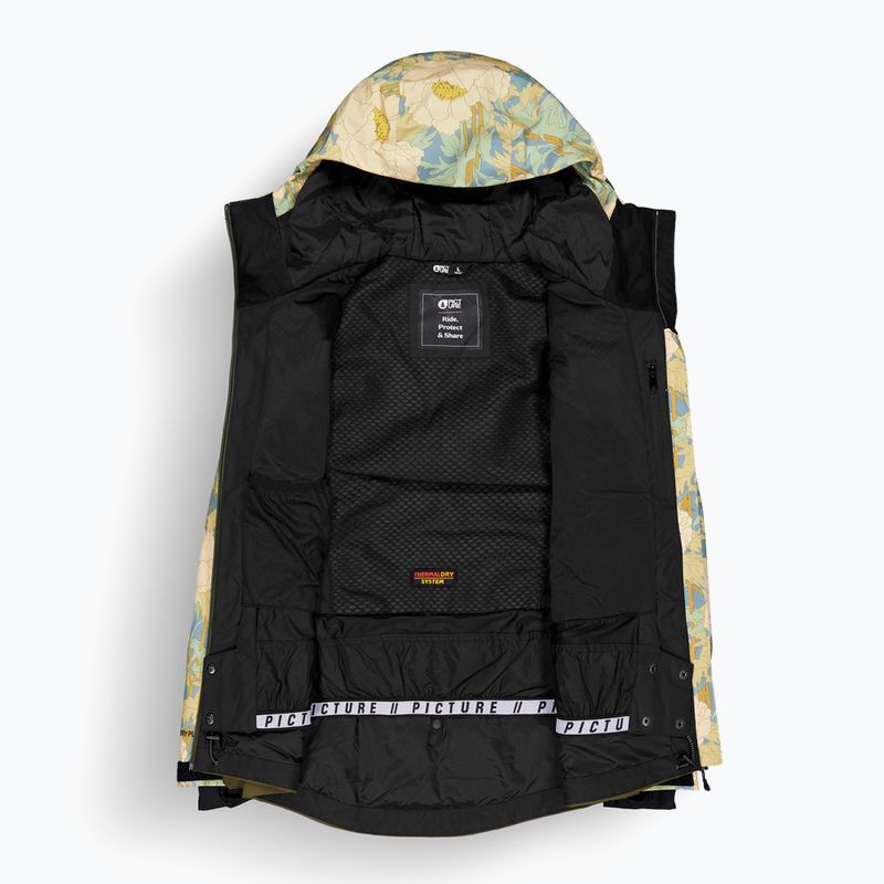 Women's ski jacket Picture Exa timeless flower print 3