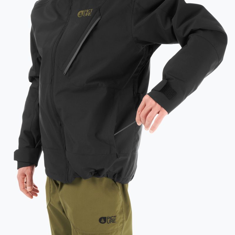 Men's ski jacket Picture Nitric black 8