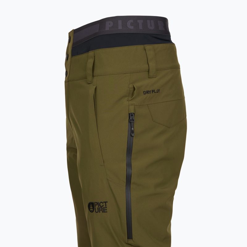 Men's ski trousers Picture Object tobacco 3