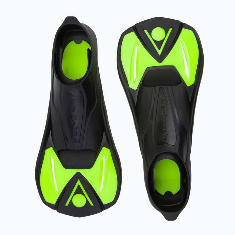 Aquasphere Microfin swimming fins black and yellow FA3250701