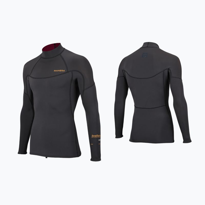 Men's MANERA Seafarer Neo Top 1 mm grey 22221-1208-A neoprene T-shirt 6