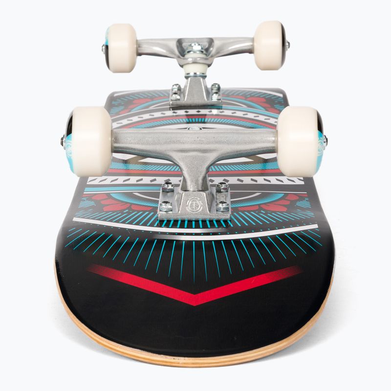 Element Hatched Red Blue coloured classic skateboard W4CPC4 5