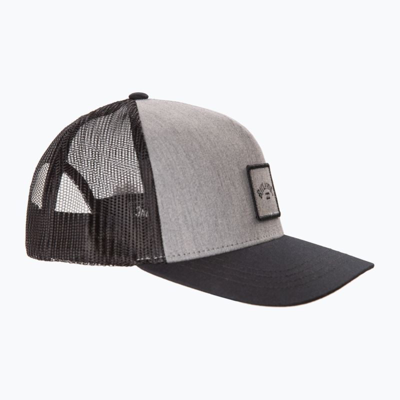 Baseball cap Billabong Stacked Trucker grey heather 5