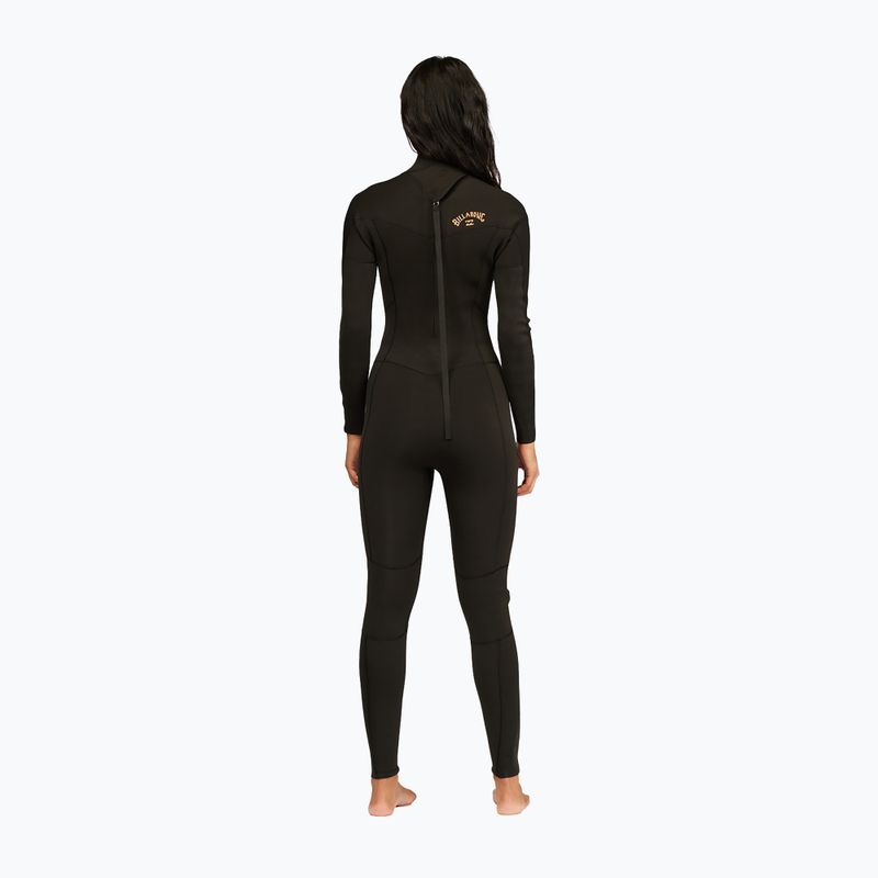 Women's wetsuit Billabong 4/3 Synergy BZ Full black tie dye 7