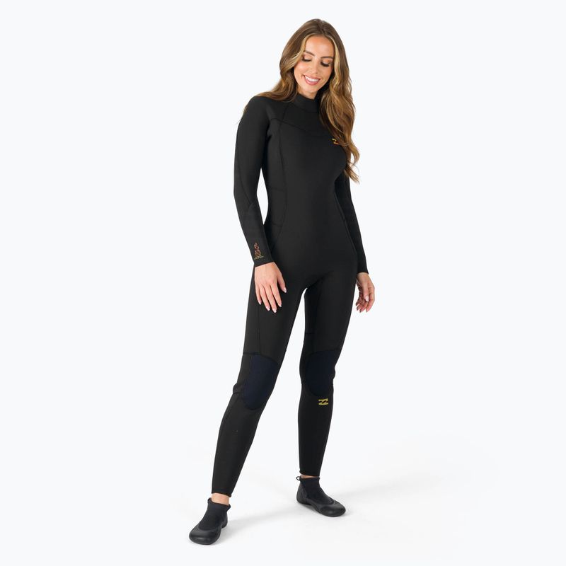 Women's wetsuit Billabong 5/4 Synergy BZ J black tie dye