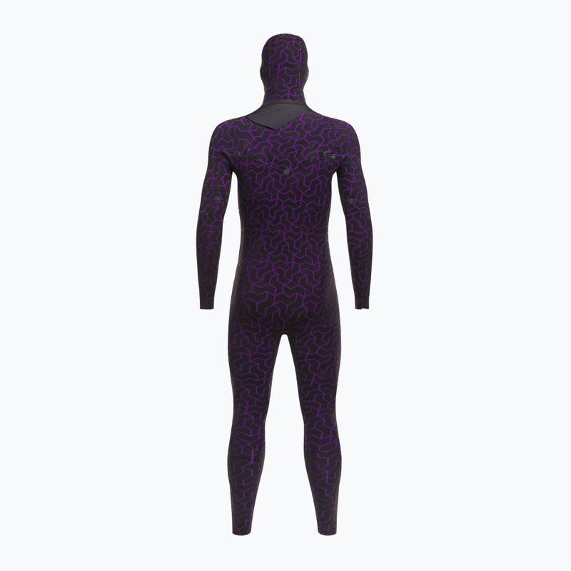 Men's wetsuit Billabong 5/4 Furnace Hooded CZ Full black 5