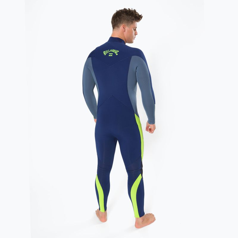 Men's wetsuit Billabong 5/4 Absolute CZ Full navy 2