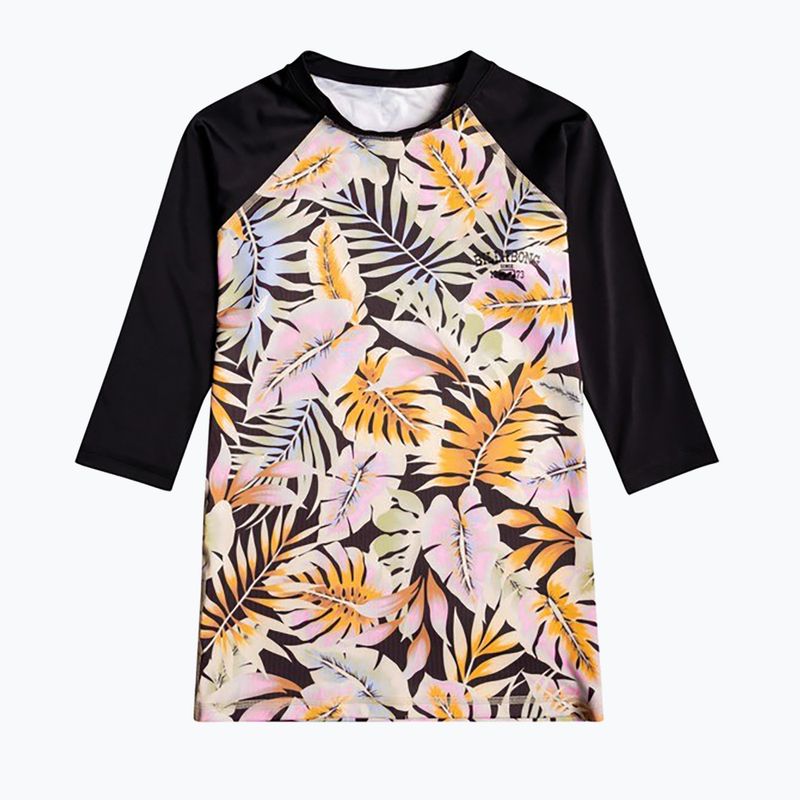 Women's Billabong Surf Capsule black pebble swim shirt