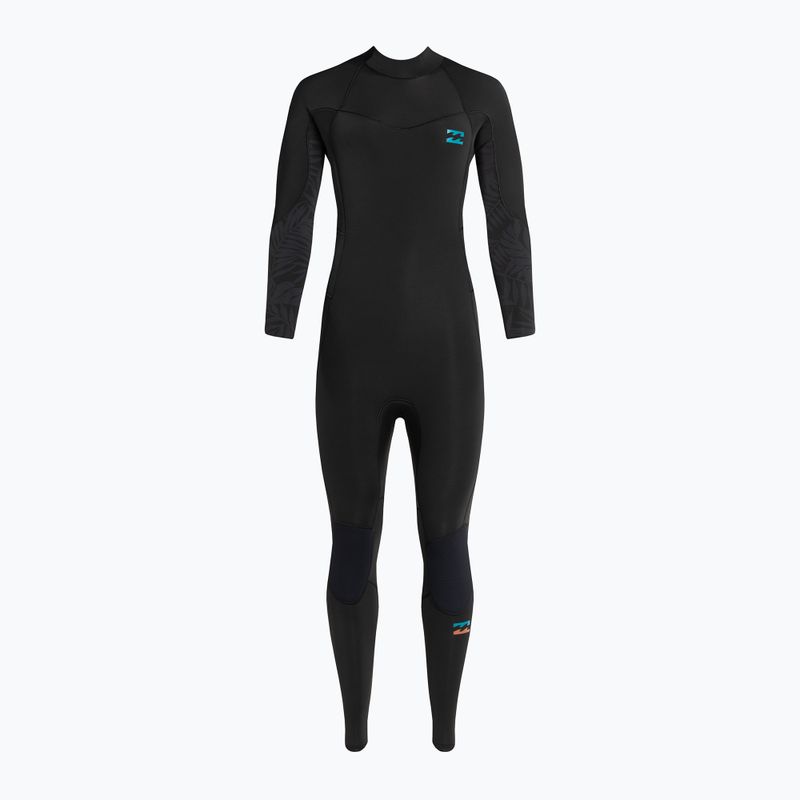 Women's wetsuit Billabong 5/4 Synergy BZ L/SL black palms 2