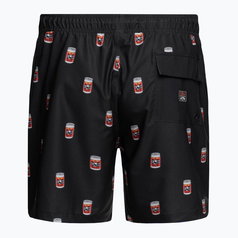 Men's swimming shorts Billabong Simpsons Duff black 2