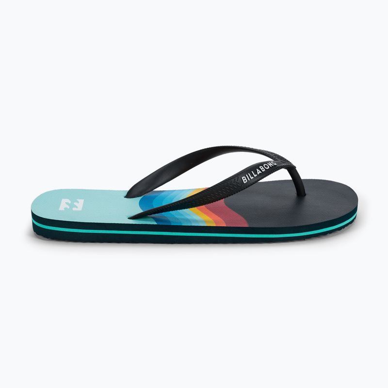 Men's flip flops Billabong Tides T-Street blue 2