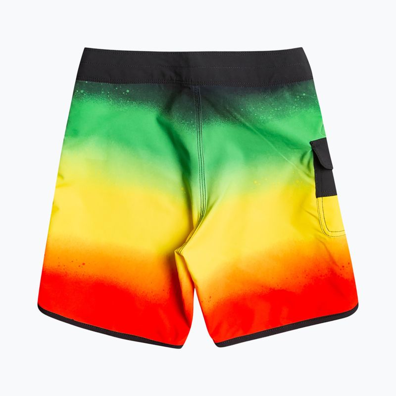 Children's swimming shorts Billabong 73 Fade Pro rasta 2
