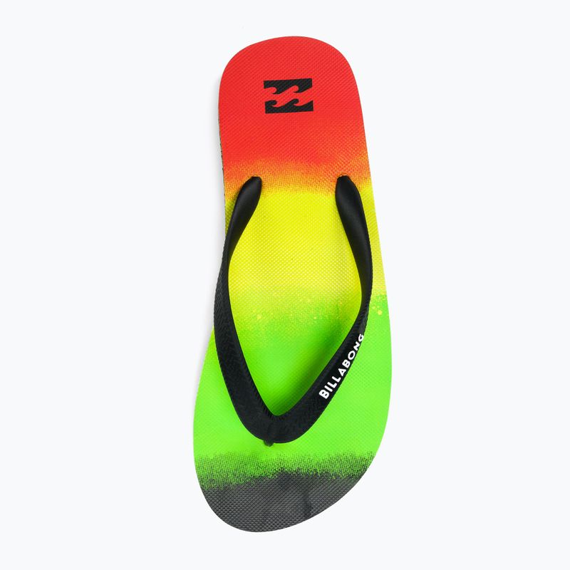 Men's flip flops Billabong Tides Fade rasta 6
