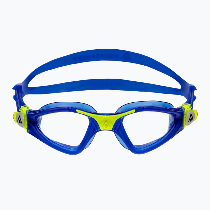 Aquasphere Kayenne blue/yellow/clear children's swimming goggles EP3014007LC 2
