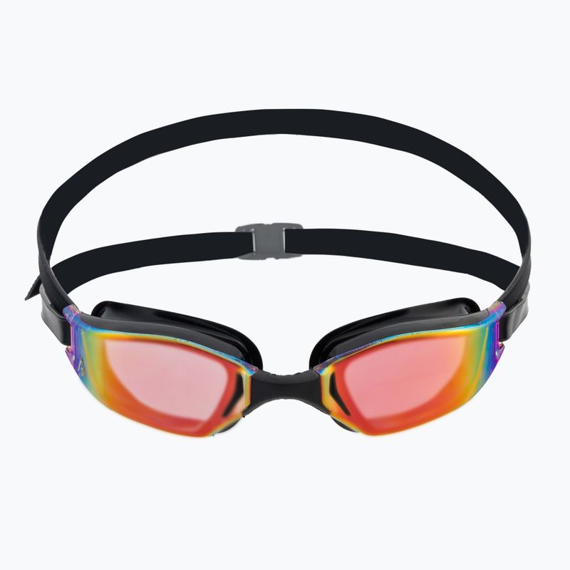 Aquasphere Xceed black/black/mirror red swimming goggles EP3030101LMR 2