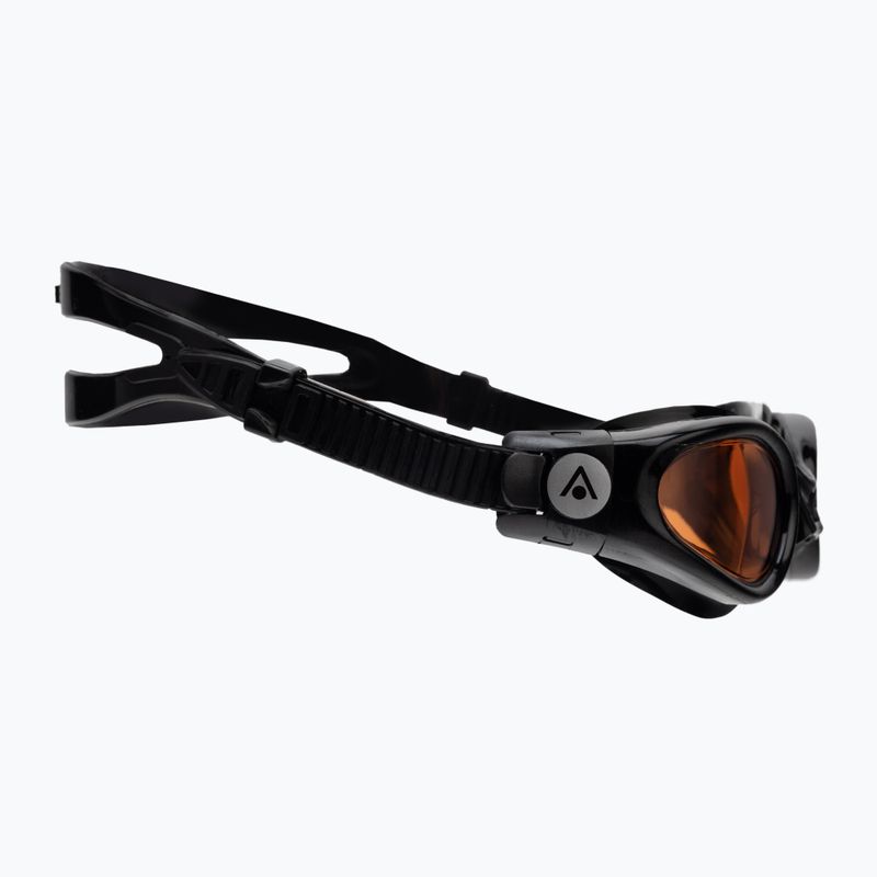 Aquasphere Kaiman black/black/amber swimming goggles EP3000101LA 3