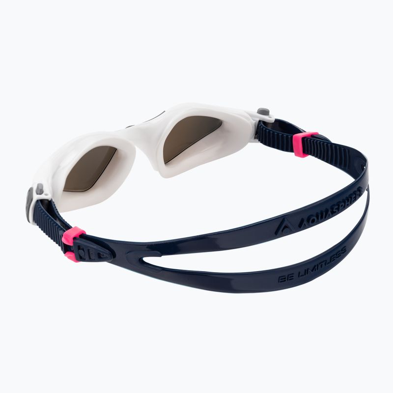 Aquasphere Kayenne children's swimming goggles white/grey/polarized brown EP2970910LPB 4