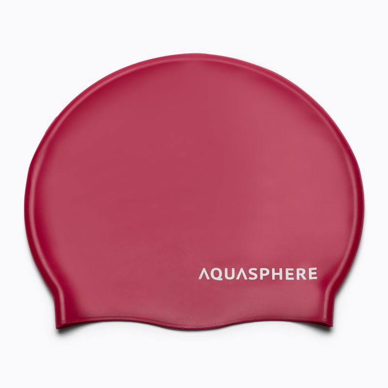 Aquasphere Plain Silicon swimming cap pink SA212EU2209