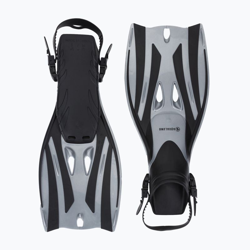 Aqualung Fizz black and silver diving fins FA3610115SM 2