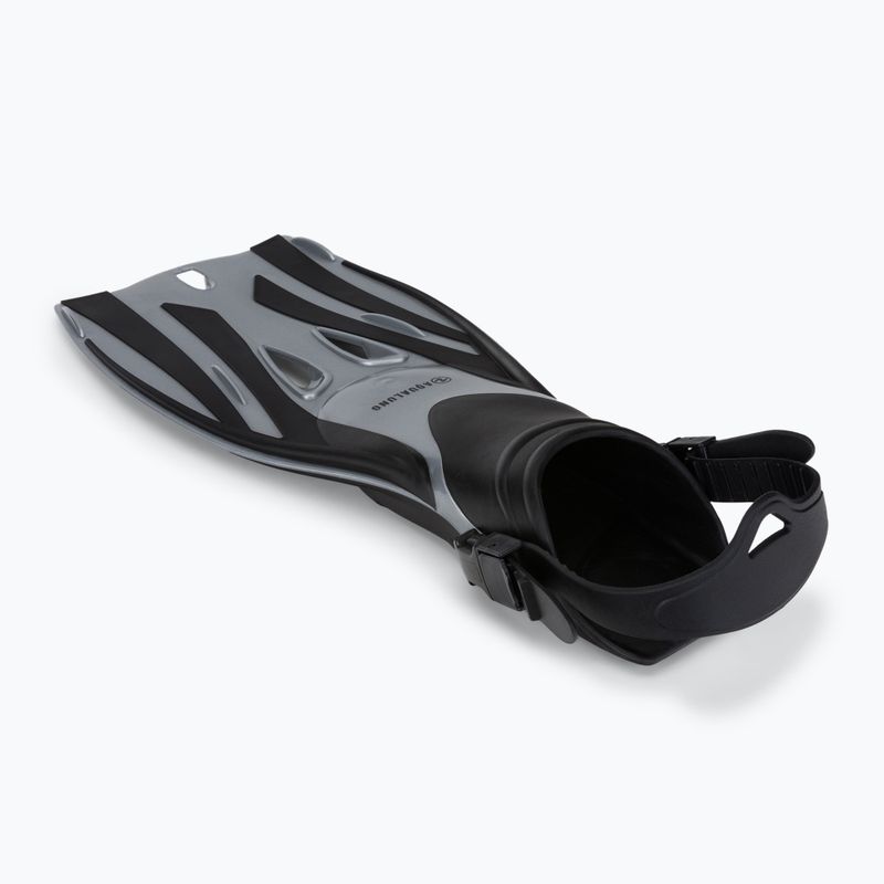 Aqualung Fizz black and silver diving fins FA3610115SM 4