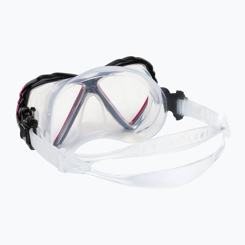 Aqualung Cub Combo children's snorkel kit black/pink SC3990002 5