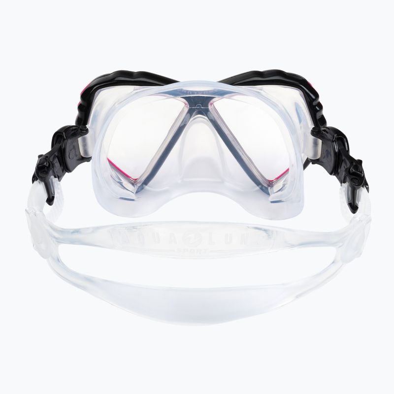 Aqualung Cub Combo children's snorkel kit black/pink SC3990002 6