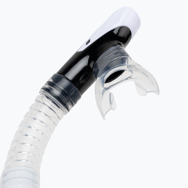 Aqualung Gobi Dry snorkel white and black SN3060901 3