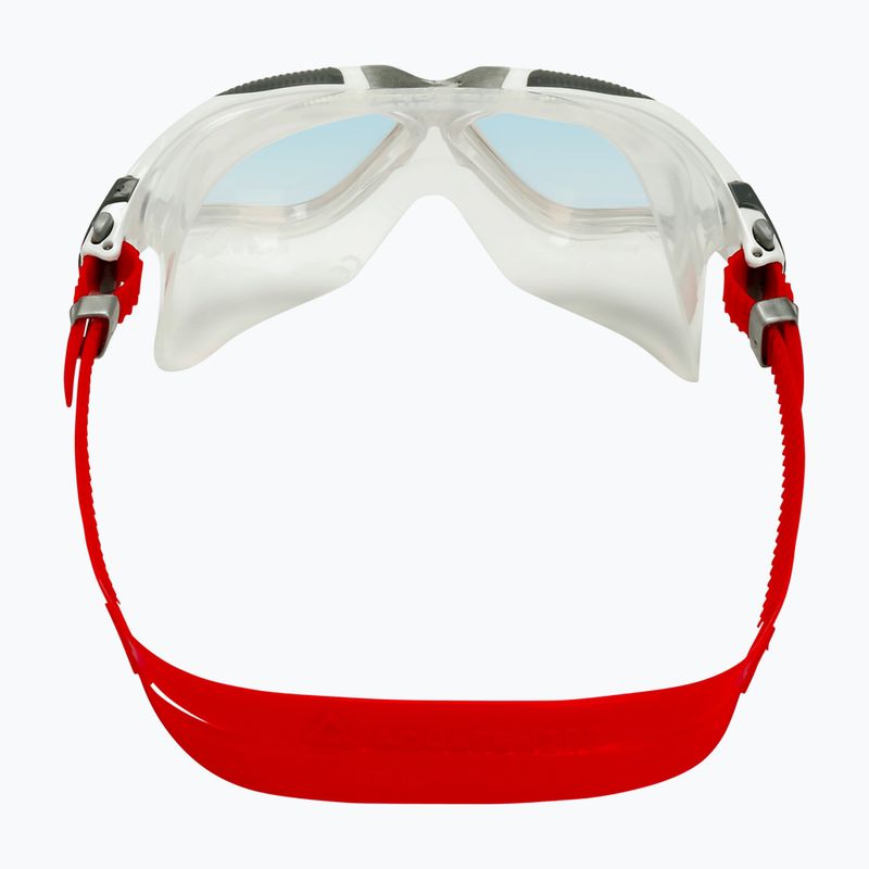 Aquasphere Vista white/red/mirrored iridescent swim mask MS5050906LMI 9