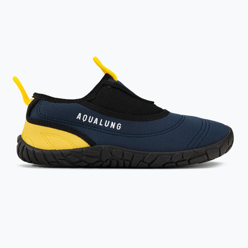 Aqualung Beachwalker Xp navy blue and yellow water shoes FM15004073637 2