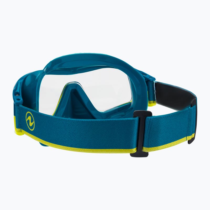 Aqualung Vita petrol/yellow diving mask MS5529807LC 4