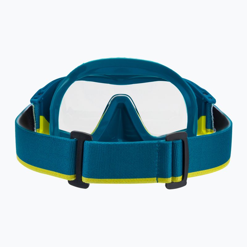 Aqualung Vita petrol/yellow diving mask MS5529807LC 5